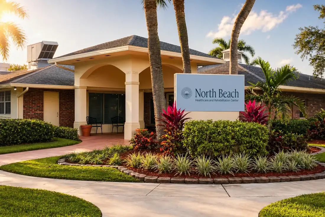 North Beach Rehabilitation Center building exterior in North Miami Beach, FL