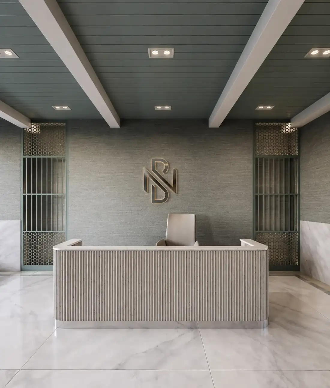 Welcoming lobby at North Beach Rehabilitation Center in North Miami Beach, FL
